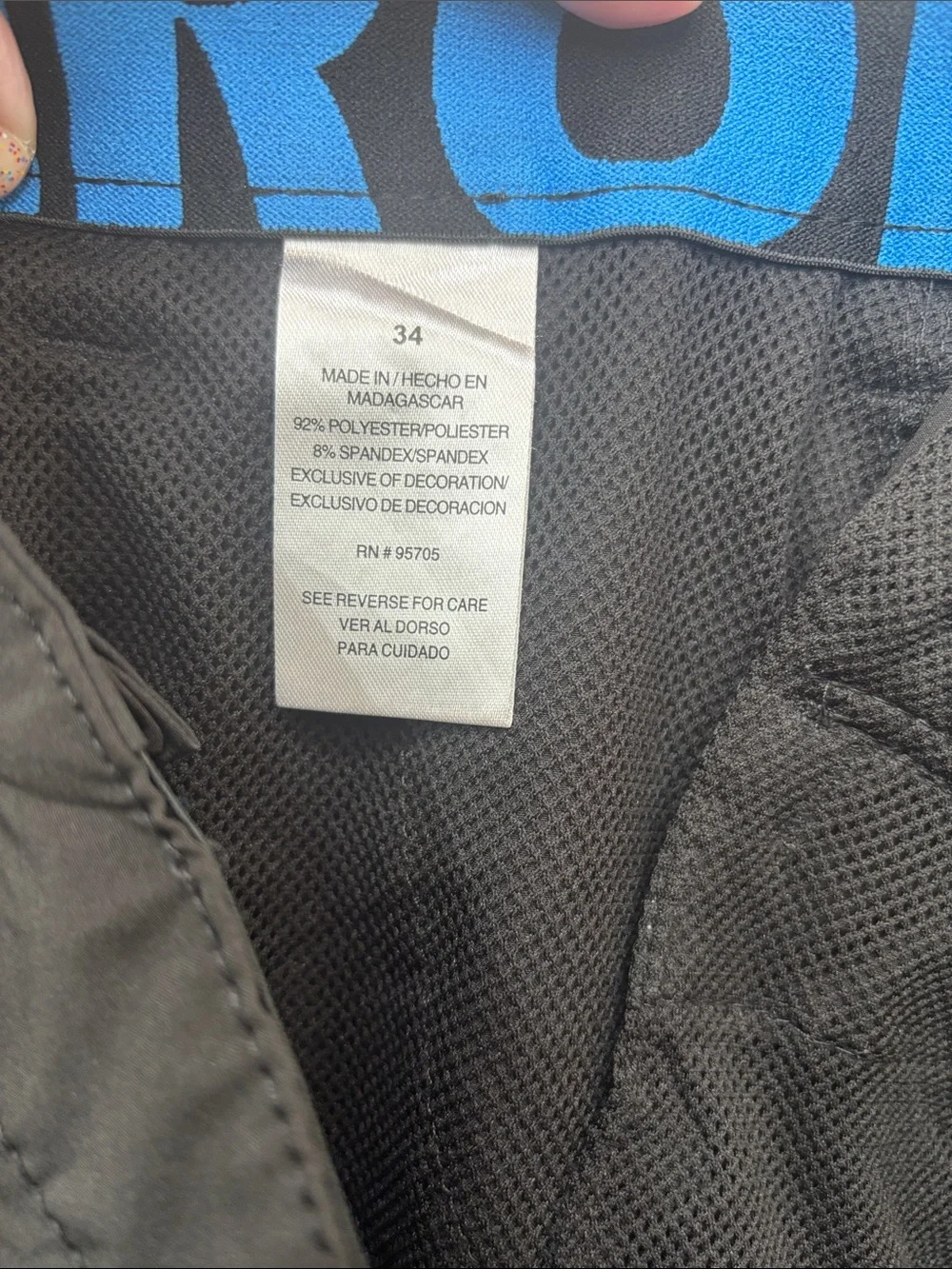 Iron Co | 34 Men's Black Cargo Shorts